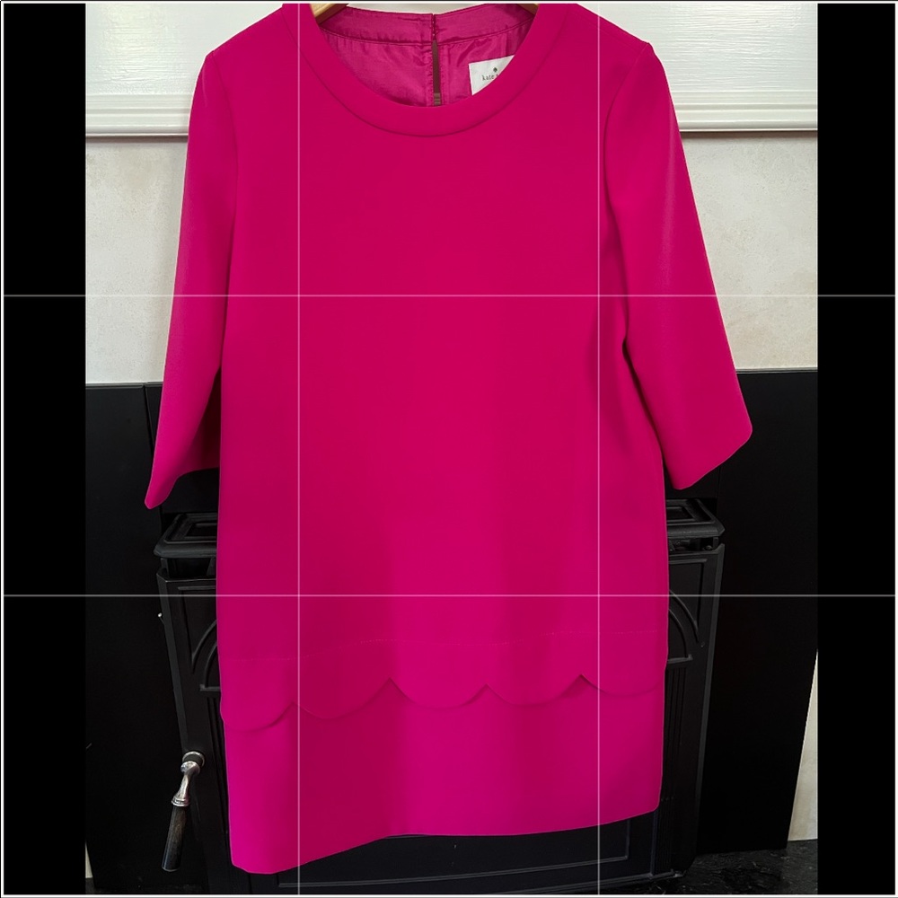 Kate Spade Pink 3/4 Sleeve/Short Sleeve Dress